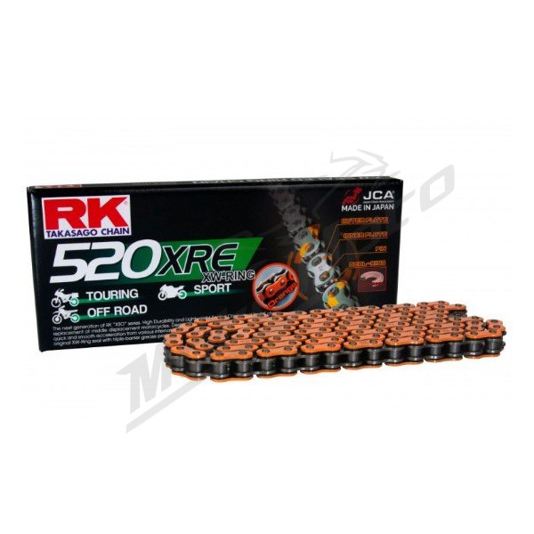 Rk drive chain DD520XRE orange color