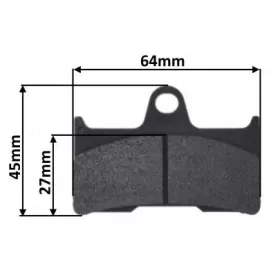 REAR BRAKE PADS FA344R Sintered