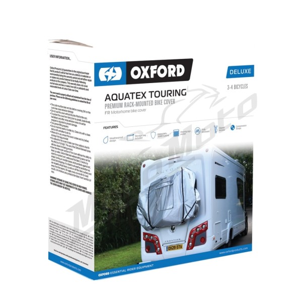 Oxford Aquatex Touring Premium Bike Cover for 1-2 bikes