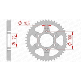 AFAM Steel Standard Rear Sprocket 530 39-52 teeth