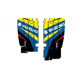 BLACKBIRD Dream Graphic 4 radiatoriaus grotelių lipdukų rinkinys Suzuki RMZ 450 2008-2017