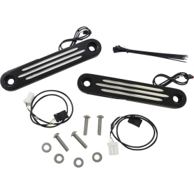 CUSTOM DYNAMICS ProBEAM® Dynamic Strips™ V2 Front Turn Signals Harley Davidson FLHT / FLHTC 1450-1800cc 06-13