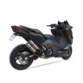 IXIL dviguba Hyperlow XXL L5X" išmetimo sistema iš poliruoto nerūdijančio plieno Yamaha T-Max DX-SX 2017-2024 XY2397XS