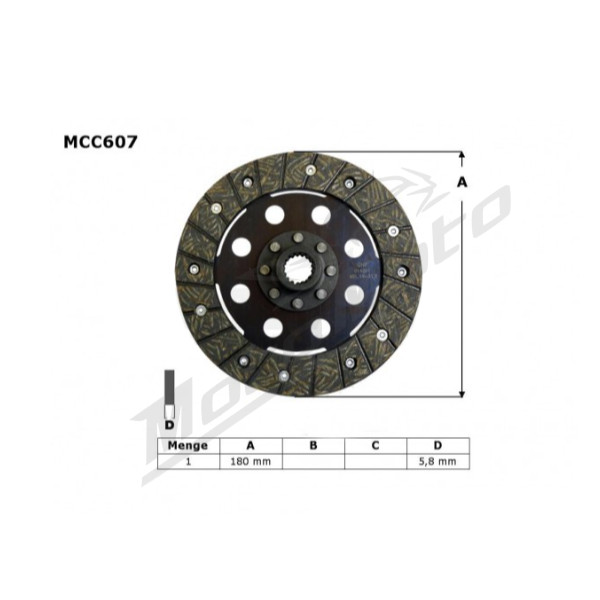 TRW Clutch Disc BMW K1200 RS/GT 97-05