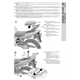 TOP CASE HOLDER SUZUKI SV 650cc 1999-2002