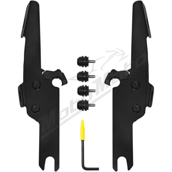 MEMPHIS SHADES HD Fats/Slim Windshield  Trigger-Lock Complete Mount Kit Harley Davidson FLHRS / FLHRSI / FLHRXS 1450-1868 04-24