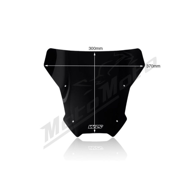 WRS Scooter priekinis stiklas Juodas Honda NSS 750 ABS 21-24