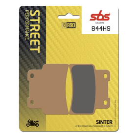 SBS HS Street Excel 844HS Sintered Front Brake Pads Aprilia / Yamaha 125-900cc 06-24
