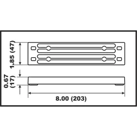 Perf anods Bracket Yamaha F150-F350/XF425