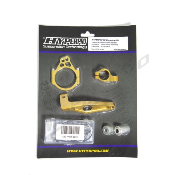 HYPERPRO Steering Damper Mounting Kit Yamaha MT-09 / XSR 900 21-25