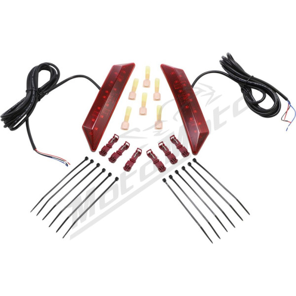 SHOW CHROME LED Fender Marker Lights Can Am Ryker 600-900 19-24 