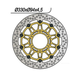 NG BRAKES Front Floating Brake Disc 330mm Honda CBR 900-954cc 00-03