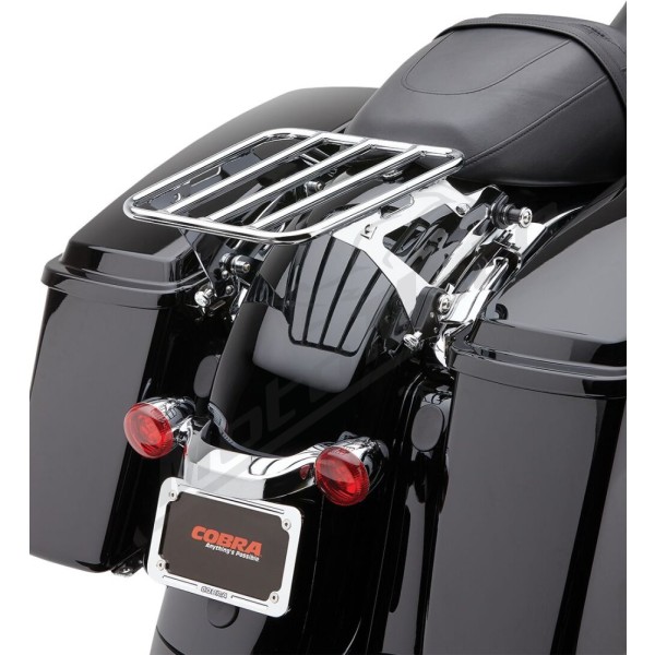 COBRA Nuimamas bagažo laikiklis Harley Davidson FLHR / FLHRC / FLHRXS / FLHT / FLHTCU / FLHTCUTG / FLHTK / FLHX / FLTRXS 1584-1923cc 09-24
