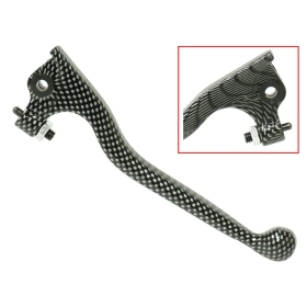 Brake lever Tec-X DERBI/ PEUGEOT/ GILERA/ BETA/ RIEJU/ GAS GAS/ ITALJET 50-280cc 1994-2010 Carbon