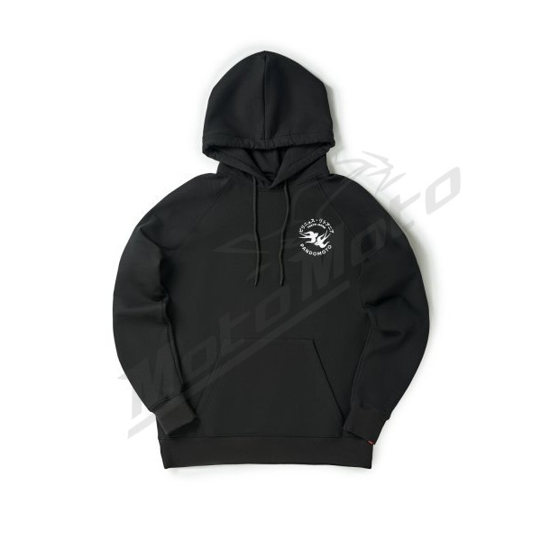 PANDO MOTO MAX TOKYO BLACK Oversized Biker Hoodie Unisex