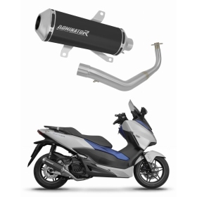 Honda NSS 125 FORZA 2017-2020 Full Exhaust System OV G2 BLACK + dB killer