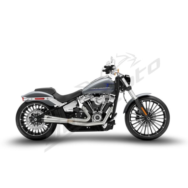 ZARD FULL KIT EXHAUST SYSTEM 2:1 Harley Davidson FLFB / FLFBS / FXBR / FXBRS 1750-1923cc 18-24