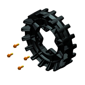 Camso Sprocket 17 teeth 4S, 4 bolt 3/8-16 x 1 1/4