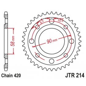 Rear sprocket JTR214