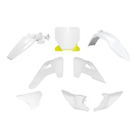 Racetech Plastikų Kompl. HUSQVARNA TC 85 2025 Balta/Geltona