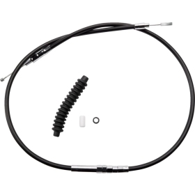 DRAG SPECIALTIES High-Efficiency Black Vinyl Clutch Cable Harley Davidson FLHR / FLHRCI / FLHRI / FLHRS 883-1690cc 86-13