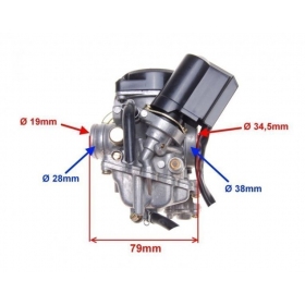 Carburetor GY6 50->80/90cc 139QMB 4T