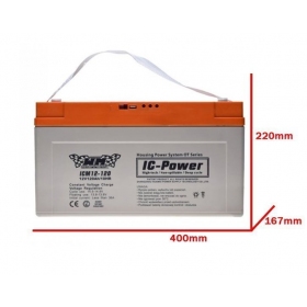 Battery ICM12-120 12V / 120Ah