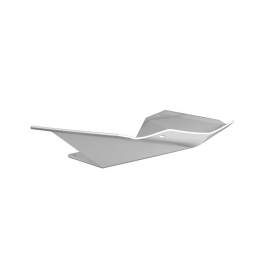 SPI Skid Plate "Sport Series" Ski-Doo Rev Gen 4 White