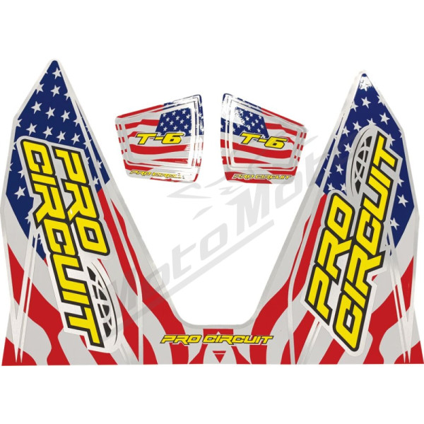 PRO CIRCUIT T-6 Exhaust Decals