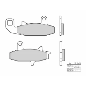 BREMBO Street Carbon Keraminės stabdžių trinkelės SUZUKI DR 650-750 88-96
