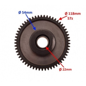 Starter bendix gear ZIPP V-2 57teeth