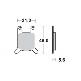 BRAKE PADS FERODO FDB213P / MCB508 STANDARD PLATINUM