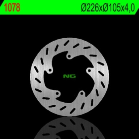 NG BRAKES 1078 Front Round Fixed Brake Disc PEUGEOT LOOXOR 50 01-06