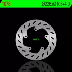 NG BRAKES 1078 Front Round Fixed Brake Disc PEUGEOT LOOXOR 50 01-06