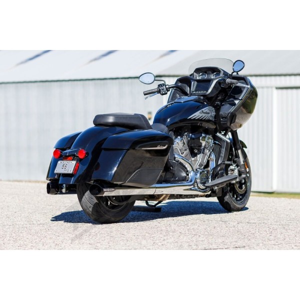 S&S CYCLE 4" Broadhead Slip-On Mufflers Indian Challenger / Chieftain 1768-1890cc 14-26