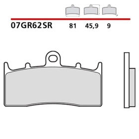 Brembo stabdžių trinkelės Carbon-Ceramic Racing BMW