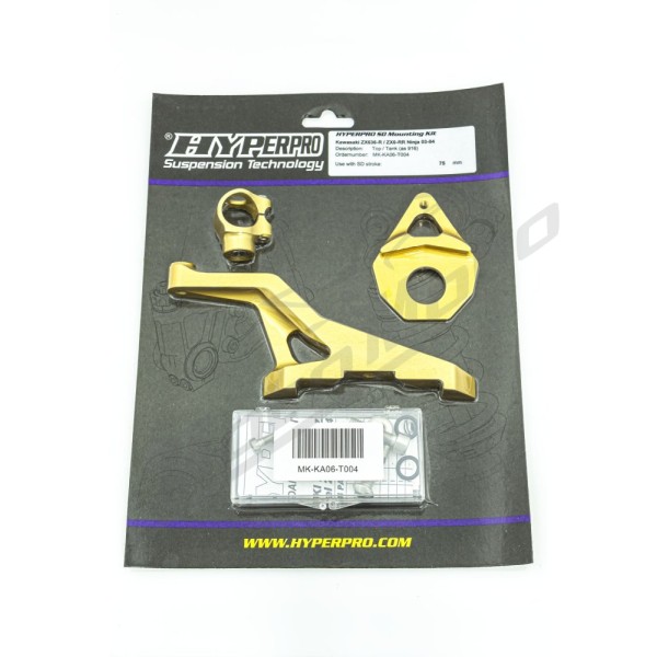 HYPERPRO Steering Damper Mounting Kit Kawasaki ZX-6 600-636 03-04