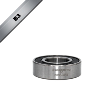 BLACK BEARING B3 Bearing 17x35x10 mm