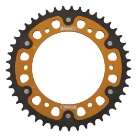 Supersprox Stealth Rear sprocket Gold 520 45T Aprilia / BMW 350-650cc 85-15