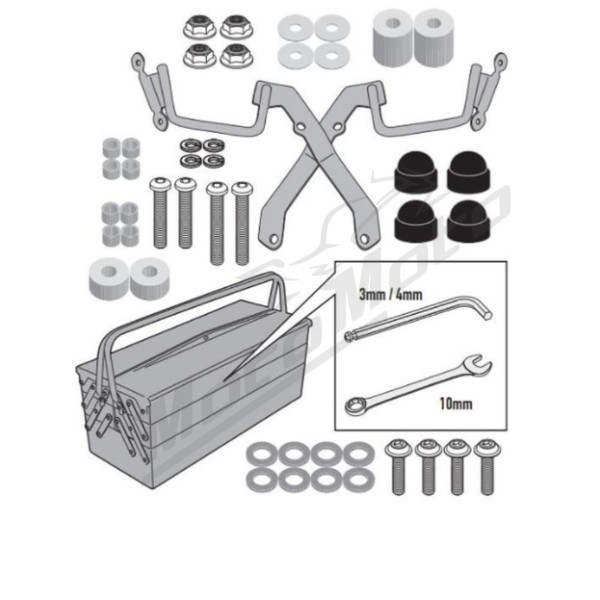 KAPPA Windscreen Mount Suzuki GSX-S 1000 21-25