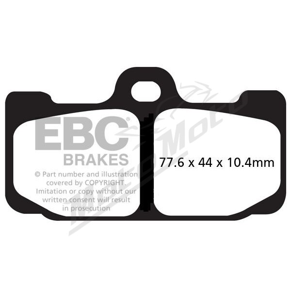 EBC EPFA Series Extreme Pro Sindered Brake Pads