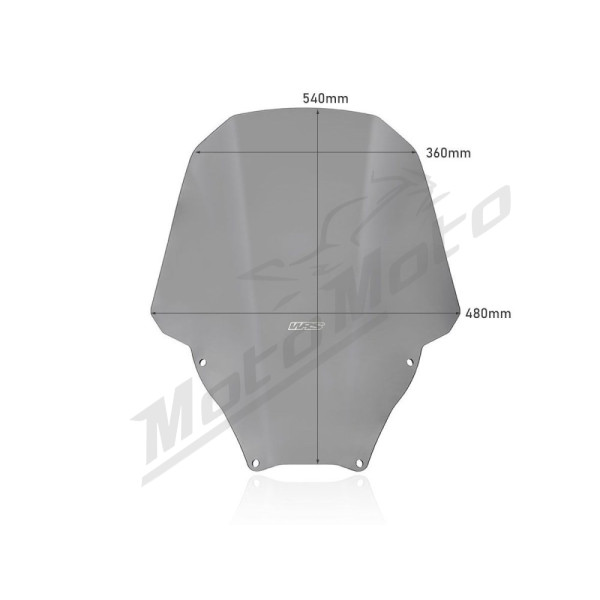 WRS Scooter priekinis stiklas Lengvai Tamsintas 54cm Honda NSS 125-350cc 21-24