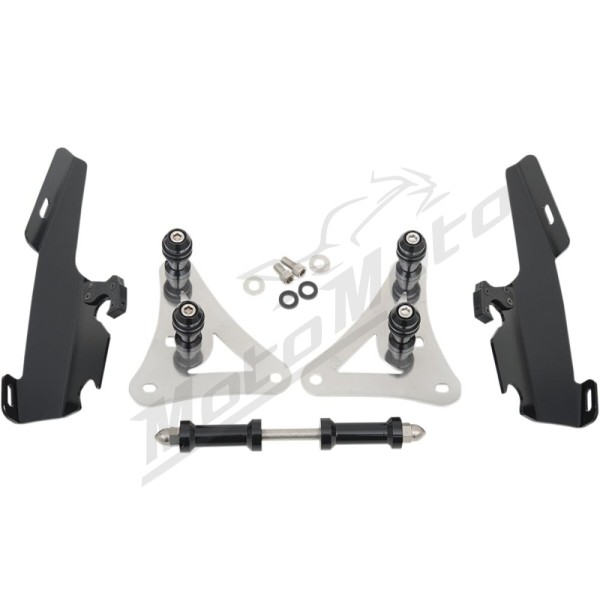 MEMPHIS SHADES HD Fats/Slim Windshield  Trigger-Lock Complete Mount Kit Harley Davidson FLSTS / FLSTSC / FXSTS / FXSTSI 1340-1584 88-07