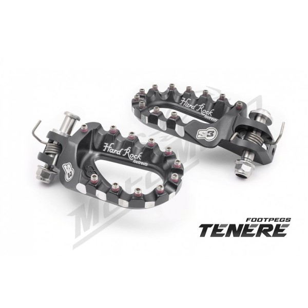 S3 Hard Rock Footrests Yamaha Tenere 700 20-24