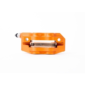 BERINGER Aerotec® MX Left Radial Brake Caliper 4 Pistons Orange HUSQVARNA / KTM