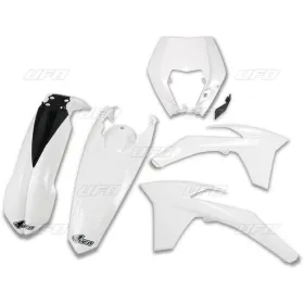 UFO Plastic kit white KTM EXC / EXC-F 125-500 12-13