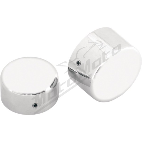 DRAG SPECIALTIES Axle Caps Harley Davidson FLD / FLS / FLSTC / FLSTF / FLSTFB 1450-1800cc 08-17