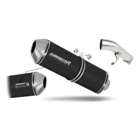 Suzuki GSXF 650 2007-2016 EU Approved Exhaust Silencer OVR BLACK