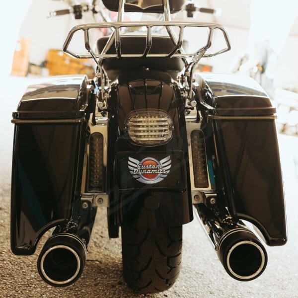 CUSTOM DYNAMICS ProBEAM® Low-Profile LED Taillight Kit Harley Davidson FLD / FLDE 883-1977cc 96-24