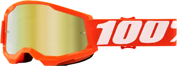 Vaikiški krosiniai 100% Strata 2 Junior akiniai (Veidrodinis stikliukas)